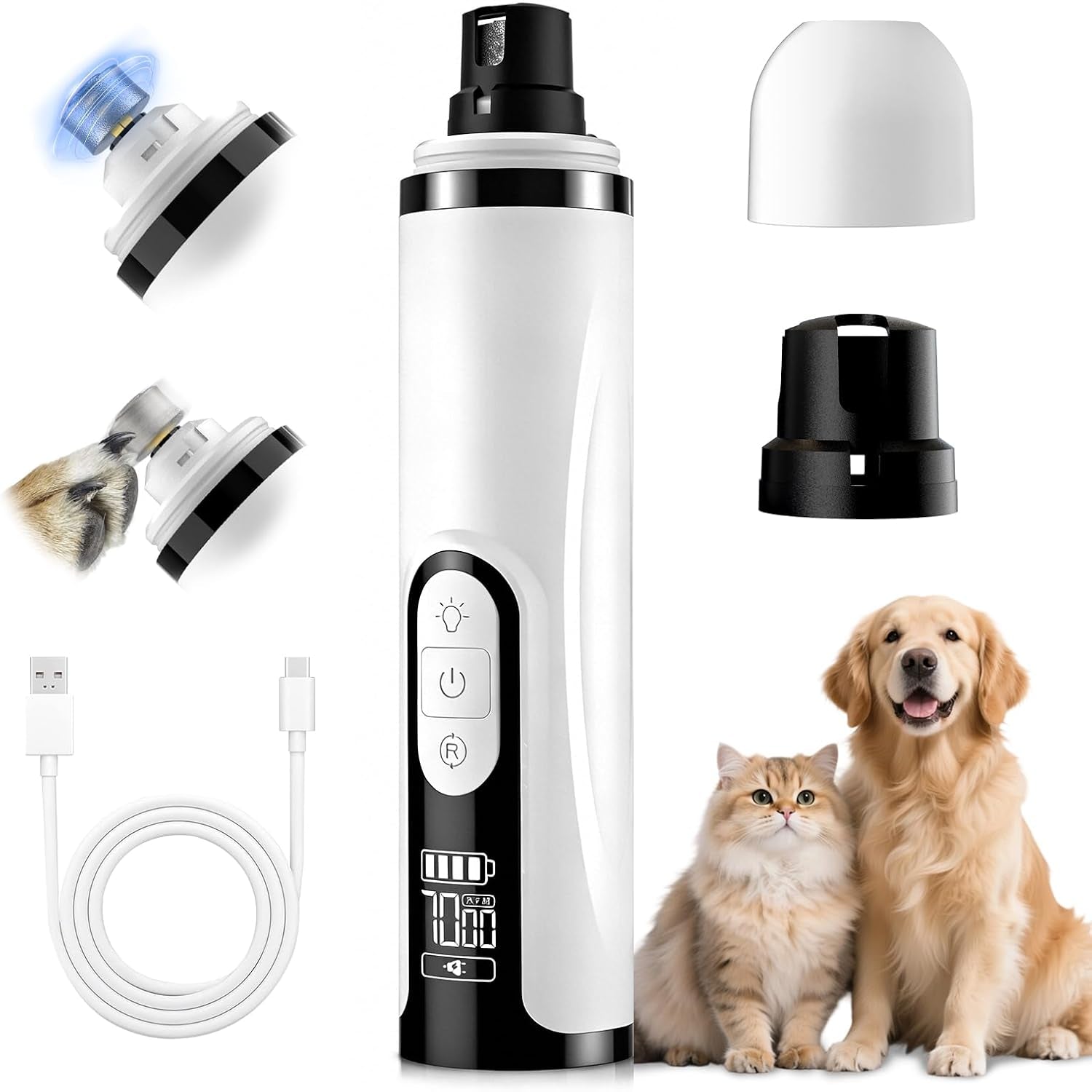 Dog Nail Grinder, Cordless Grooming Pro Nail Grinder 101