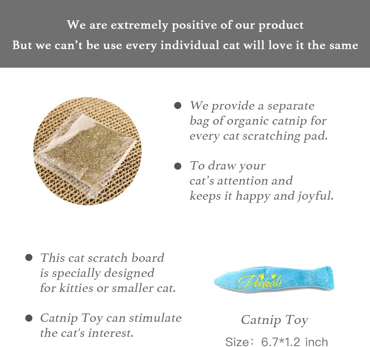 Reversible Cat Scratcher Pad with Catnip - Durable Corrugated Scratching Board for Happy Kitties!