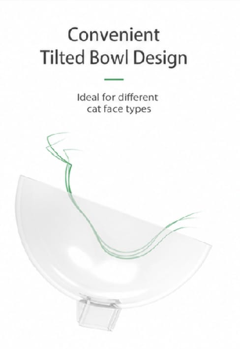 DOUBLE ANGLE ADJUSTABLE PET FEEDING BOWL
